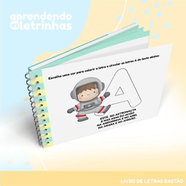 Livro de Atividades Letras Bastão - Arquivo Digital