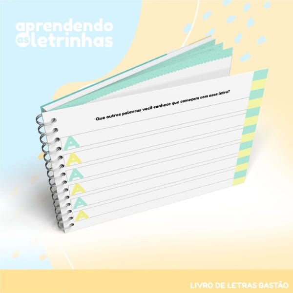 Livro de Atividades Letras Bastão - Arquivo Digital