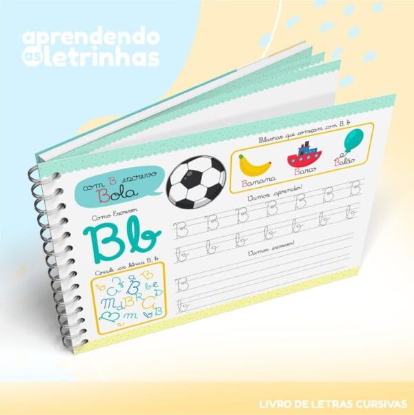 Livro de Atividades Letras Cursivas - Arquivo Digital