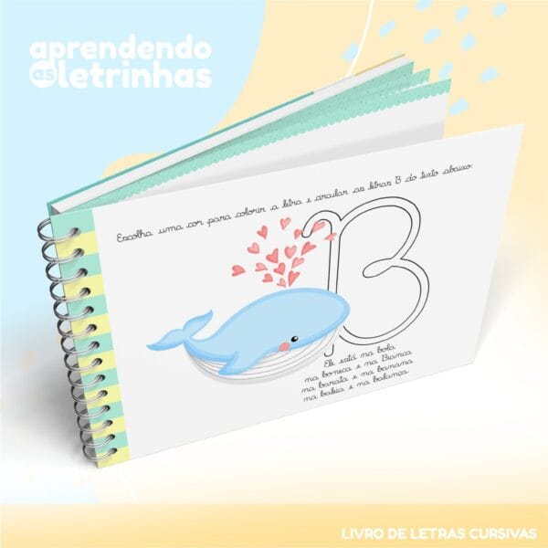 Livro de Atividades Letras Cursivas - Arquivo Digital