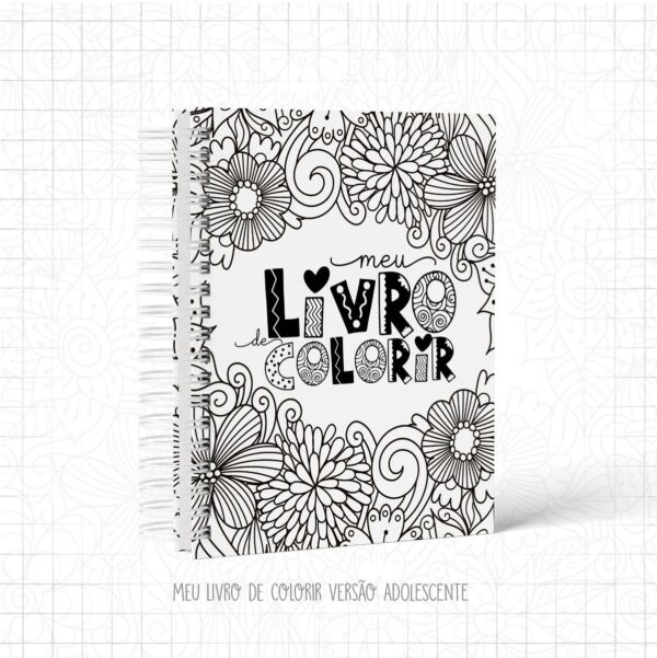 Livro de Colorir Adolescente - Arquivo Digital
