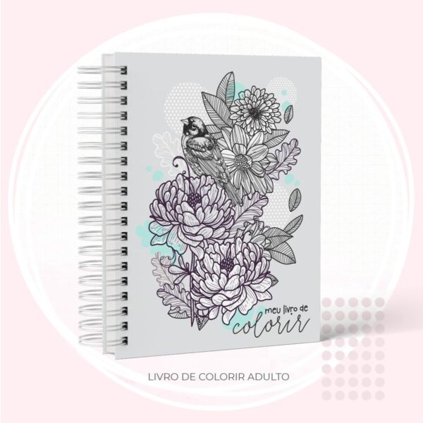 Livro de Colorir Adulto 1 - Arquivo Digital - Imagem 2