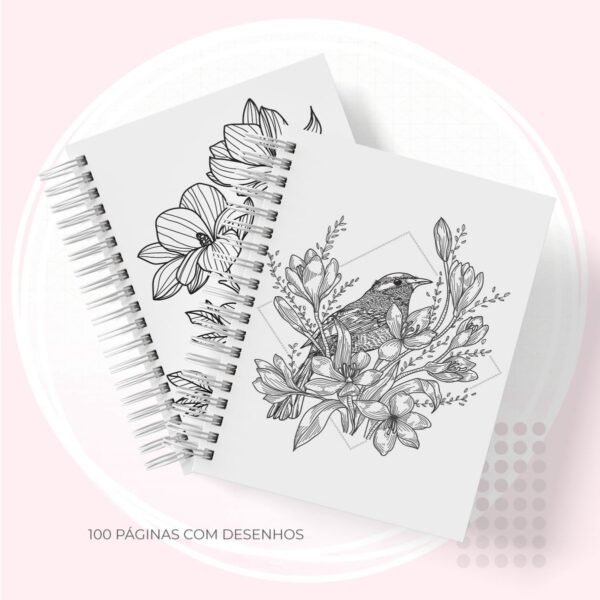 Livro de Colorir Adulto 1 - Arquivo Digital - Imagem 3