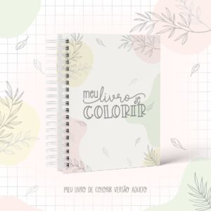 livro de colorir adulto arquivo digital desenhos