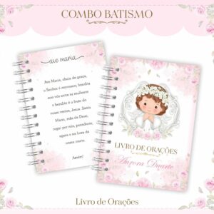 Livro de Orações A6 Menina - Arquivo Digital