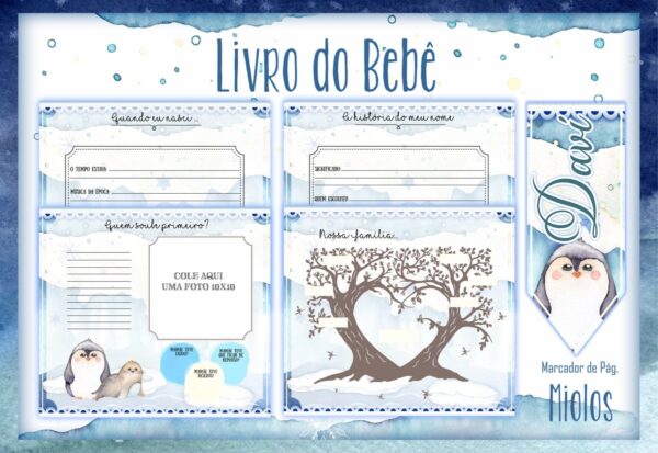 Livro do Bebê Amigos do Gelo - Arquivo Digital - Imagem 2