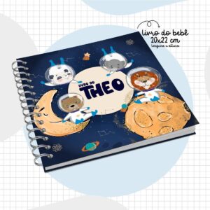 livro do bebe animais astronautas arquivo digital miolo digital