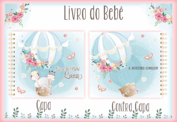 Livro do bebê Animais Baloeiros - Arquivo Digital