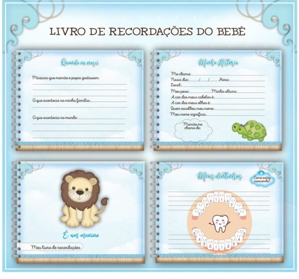 Livro do Bebê Arca de Noé - Arquivo Digital - Imagem 3