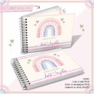 livro do bebe arco iris arquivo digital kit digital