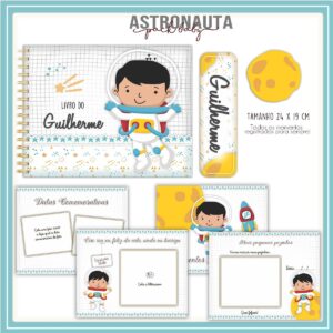 livro do bebe astronauta arquivo digital papel e cia