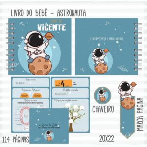 livro do bebe astronauta menino arquivo digital livro 1