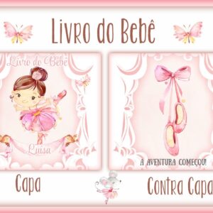 livro do bebe bailarina arquivo digital organizar recordacoes bebe