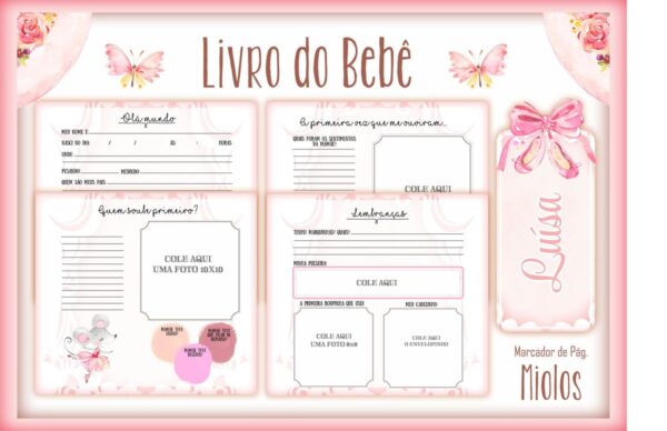 Livro do Bebê Bailarina - Arquivo Digital - Imagem 2