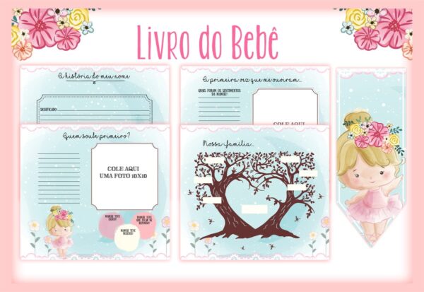 Livro do Bebê Bailarina II - Arquivo Digital - Imagem 2