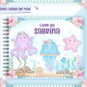 livro do bebe bichinhos no mar arquivo digital kit digital