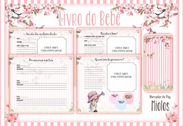 Livro do Bebê Bonecas - Arquivo Digital - Imagem 2
