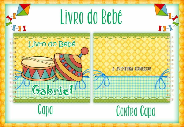 Livro do Bebê Brinquedos - Arquivo Digital