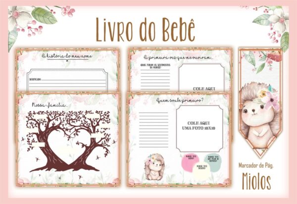 Livro do Bebê Bosque Encantado - Arquivo Digital - Imagem 2