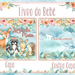 livro do bebe bosque menina ii arquivo digital papelaria