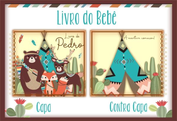 Livro do Bebê Bosque Menino I - Arquivo Digital