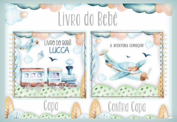 Livro do Bebê Brinquedos Vintage I - Arquivo Digital