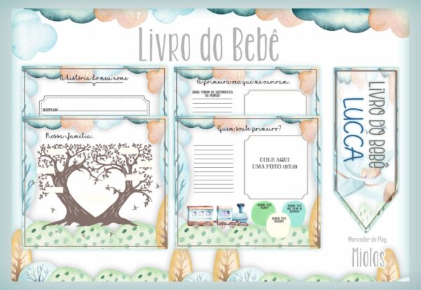 Livro do Bebê Brinquedos Vintage I - Arquivo Digital - Imagem 2