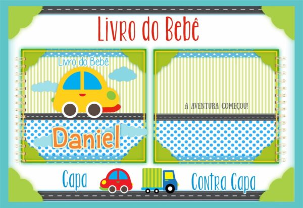 Livro do Bebê Carros - Arquivo Digital
