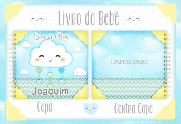 Livro do Bebê Chuva de Amor Menino - Arquivo Digital