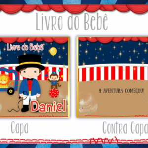 livro do bebe circo arquivo digital lembrancas
