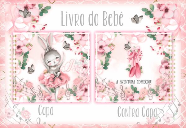 Livro do Bebê Coelhinha Bailarina - Arquivo Digital
