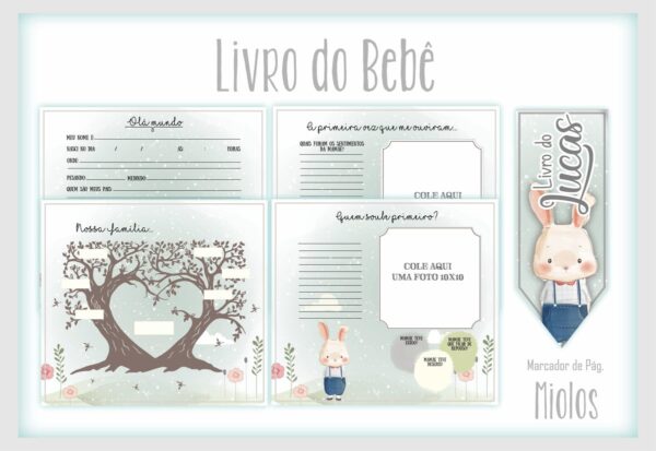 Livro do Bebê Coelhinho - Arquivo Digital - Imagem 2