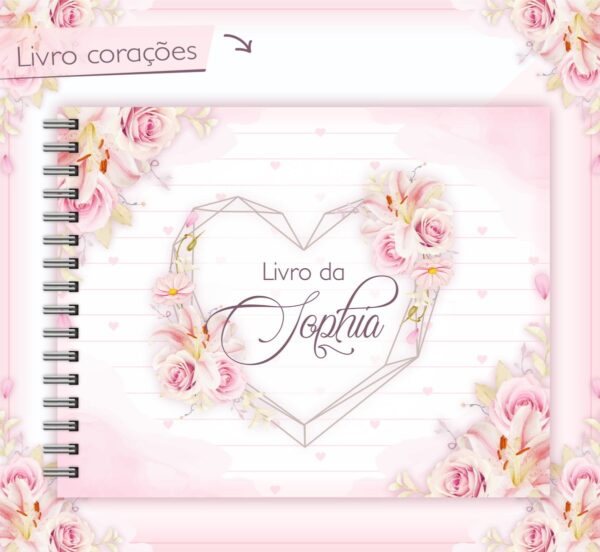 Livro Do Bebê Corações - Arquivo Digital