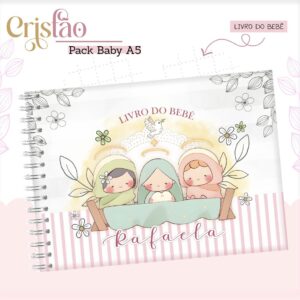 Livro Do Bebe Cristao Menina Arquivo Digital 3