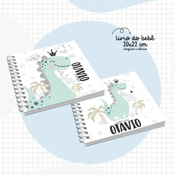 Livro do Bebê Dino Boy - Arquivo Digital