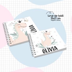 livro do bebe dino girl arquivo digital lembrancas 1
