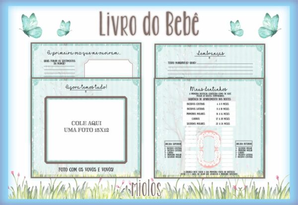 Livro do Bebê Elefante Azul - Arquivo Digital - Imagem 2