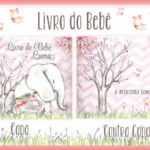 livro do bebe elefante rosa arquivo digital recordacoes