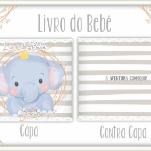 livro do bebe elefantinho baby arquivo digital anotacoes