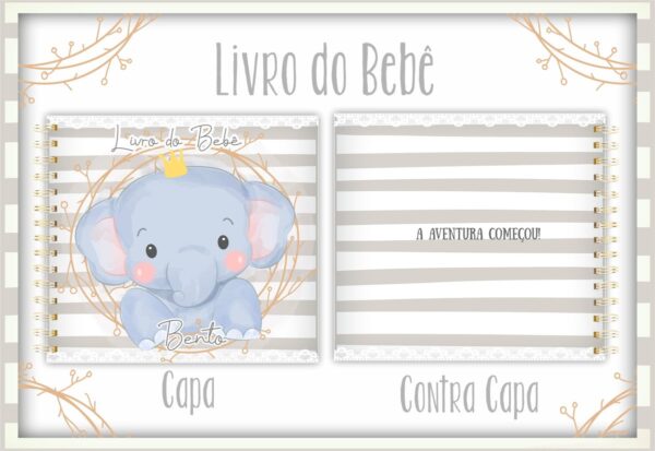 Livro do Bebê Elefantinho Baby - Arquivo Digital