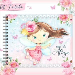 livro do bebe fadinha menina arquivo digital gravidez