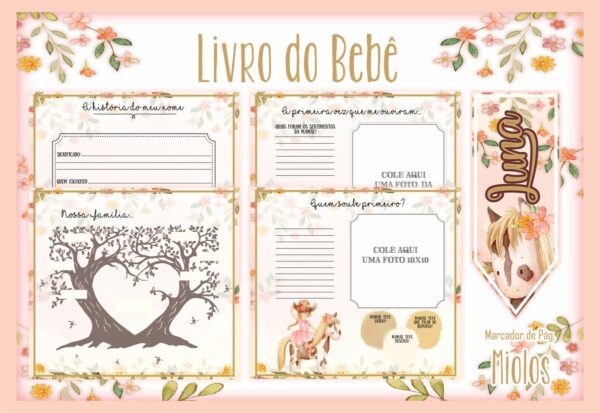 Livro do Bebê Fazendeira - Arquivo Digital - Imagem 2