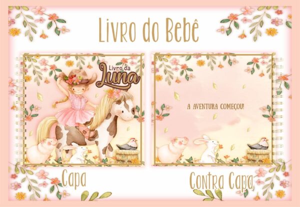 Livro do Bebê Fazendeira - Arquivo Digital