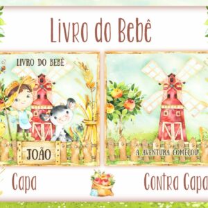livro do bebe fazendinha menino i arquivo digital filho