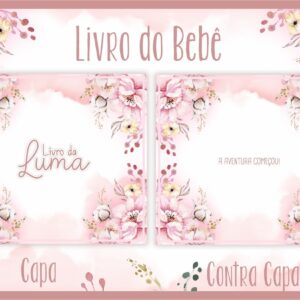 livro do bebe floral i arquivo digital recordar