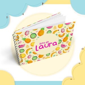 livro do bebe frutinhas menina arquivo digital mensagem