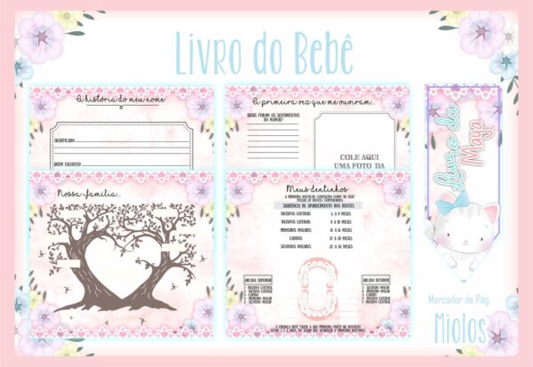 Livro do Bebê Gatinha I - Arquivo Digital - Imagem 2