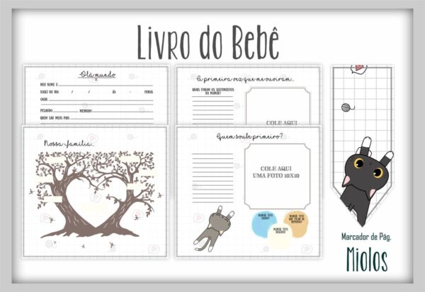 Livro do Bebê Gatinhos - Arquivo Digital - Imagem 2