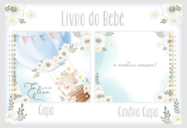 Livro do Bebê Girafinha Baloeira - Arquivo Digital