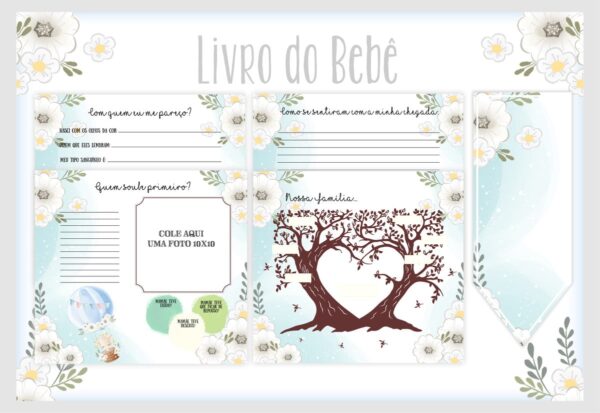 Livro do Bebê Girafinha Baloeira - Arquivo Digital - Imagem 2